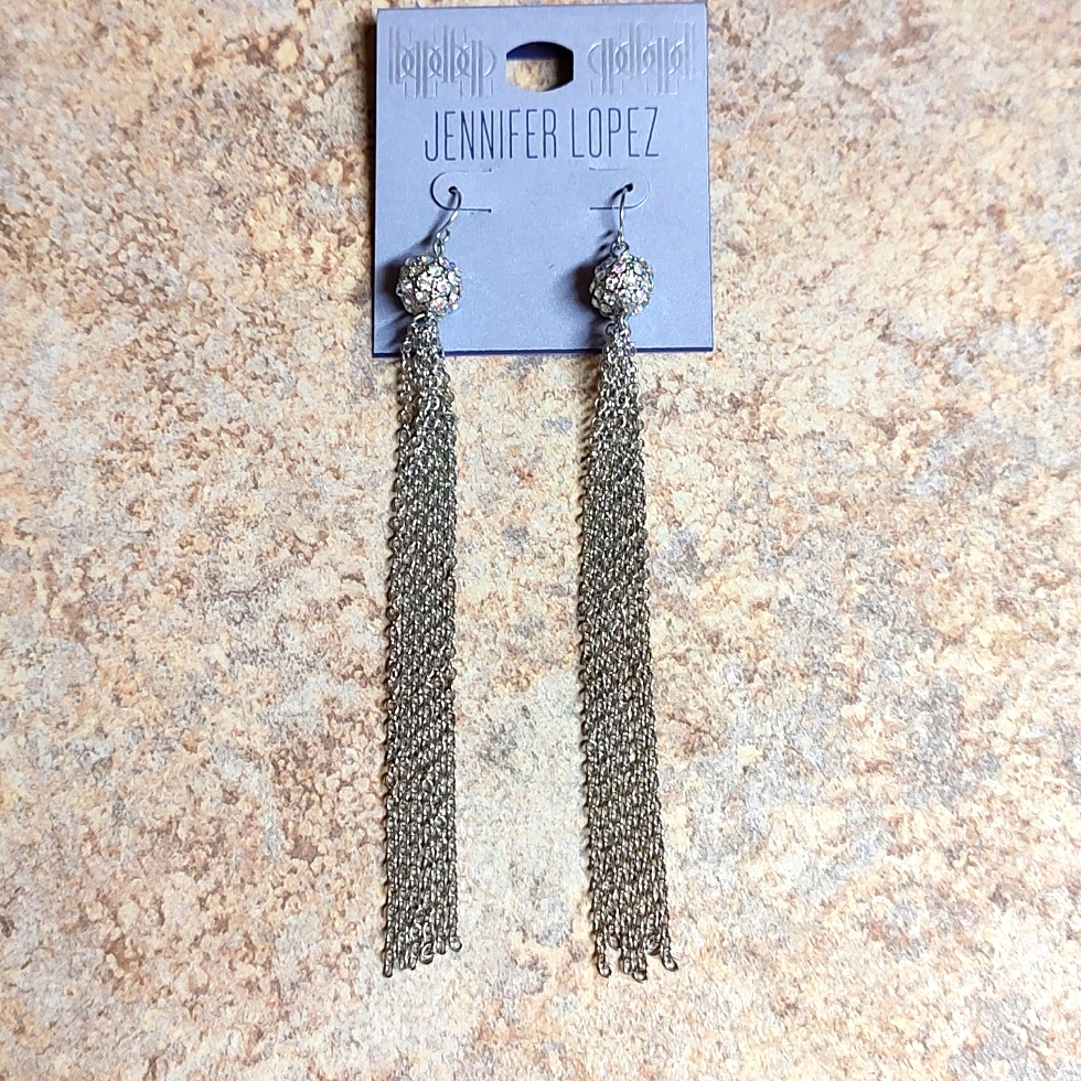 3 For 15 Bling Ball Super Long Silver Chain Tassel Style Dangle Earrings 7$